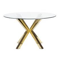 Solid wood contemporary tables, chairs kitchens, wardrobes, coffee tables, cabinets, media units and occasional pieces. Gold Round Kitchen Dining Tables You Ll Love In 2021 Wayfair