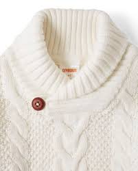Be the first to write a review. Boys Long Sleeve Cable Knit Shawl Neck Sweater Picture Perfect Gymboree