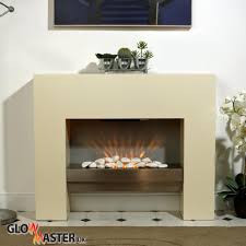 Warmlite ealing electric fireplace suite with adjustable thermostat control, 2 heat settings, led flame. Electric Fireplace Fire Free Standing Mdf White Surround Flicker Flame Living Ebay