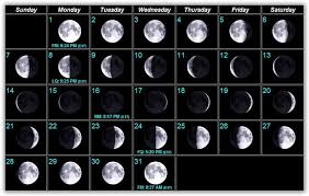 September 2018 Calendar Moon Phases