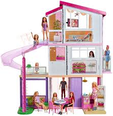 Mattel Barbie Traumvilla Zu Den Traumhaften Spielmoglichkeiten Gehoren Der Funktionierende Aufzug Mit Platz Fur V Dreamhouse Barbie Barbie Haus Barbie Dream