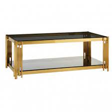 The linear design coffee table features irregular rod detail for a jazzy, art deco vibe. Allure Linear Design Coffee Table Modern Furniture Coffee Tables