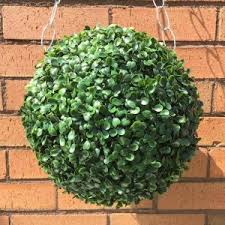 10 inch artificial podocarpus ball (set of 4) $226.15. Artificial Topiary Balls Prices From 19 99 Instant Green Direct Uk
