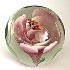 Glass paperweights with flowers inside. Beautiful Flying Bees Murano Glass Paperweight Mid Century Modern Italy At 1stdibs