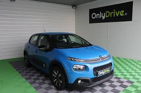 Citroen C3 1 6 Bluehdi 100 S S Shine Bleu Cobra 2017 Vehicules Garage