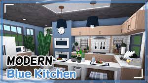 I got in contact with dean from outlook landscapes to come up with a layout design and planting plan for a. Bloxburg Modern Blue Kitchen Speed Build Youtube