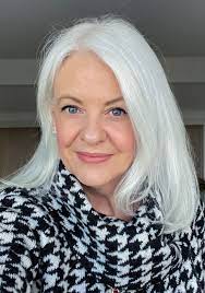 Monochrome And White Hair Over 50 Natural White Hair Grey White Hair Hairstyles Over 50