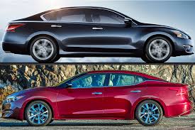 2018 Nissan Altima Vs 2018 Nissan Maxima Whats The