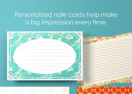 Free customization on custom note cards! Note Card Printing Optional Rounded Corners Printplace