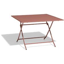 Table Pliante A Lattes Scotland 4 Personnes Rouge Terracotta Table De Jardin Mobilier De Jardin Jardin Et Plein Air Gifi
