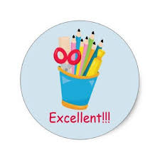 Excellent Teacher Rewards School Supplies Classic Round Sticker Zazzle Com In 2021 Work Stickers School Stickers Thank You Teacher Gifts
