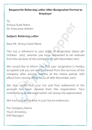 Writing style for informal letters. Relieving Letter Format Relieving Letter Format Templates And Samples