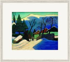 The country house gabriele münter bought in murnau provided an ideal working environment. Gemalde Drei Hauser Im Schnee 1933 Gabriele Munter Kunst