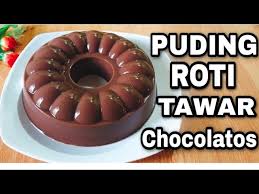 Resep roti tawar dan cara penyajian roti tawar ini sangat beragam dan sangat cocok untuk disantap sebagai menu sarapan di pagi hari. Puding Roti Tawar Chocolatos Super Nyoklat Youtube