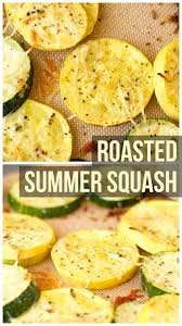 Garlic Parmesan Roasted Summer Squash Recipe Roasted Summer Squash Yellow Squash Recipes Summer Squash Recipes