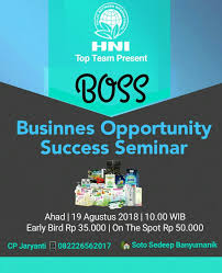 Bussinessopportunity Success Seminar Boss Bosssemarang Datangdanramaikan Hnihpai Hnihpaisemarang Hpaisemarang Dchnisemarang Letsjoinus Ourteam Topt
