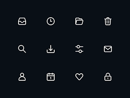 Inbox Icons In 2020 Icon Design App Icon Best Icons