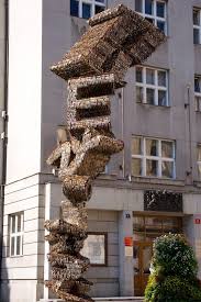 Prague Day 9 The Bald Heretic Text Art Sculpture Pop Art
