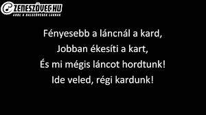 At least i should read. Nemzeti Dal Dalszoveg Lyrics Video Youtube