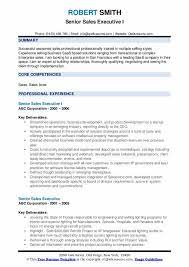 Our sample guides help you to craft the best resume possible in the. Senior Sales Executive Resume Samples Qwikresume