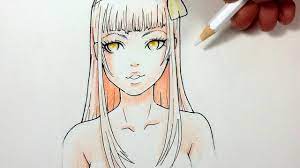Comment dessiner un visage Manga #1 - YouTube