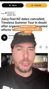 Replying to @grace juicy fest where is the communication? #triplej  #ausmusic #austour #juicyfest #nzfestivals #musicfestivals