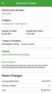 The ihg rewards club select credit card from chase was one of the first hotel credit cards i applied for. Ihg Credit Card Fourth Night Free Renes Points
