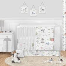 Patchwork quilt features all the most popular sports motives: Farm Animals Baby Boy Or Girl Nursery Crib Bedding Set Without Bumper By Sweet Jojo Designs 11 Pieces Watercolor Farmhouse Lattice Horse Cow Sheep Pig Only 189 99
