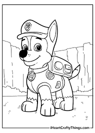 50 paw patrol coloring pages. Paw Patrol Coloring Pages Updated 2021