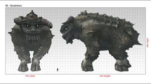 Shadow Of The Colossus Colossi Sizes In Game Sizes By