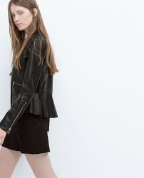 Women S Coats Zara United States Outerwear Jackets Biker Jacket Jackets