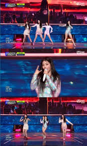 이날 브레이브걸스 (brave girls) 멤버 민영, 유정, 은지, 유나가 신곡 '치맛바람(chi mat ba ram)' 무대를 선보이고 있다. O27xbpopyfbo M