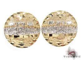 Ships from and sold by amz jewelry. Cz 10k Gold Last Supper Earrings 34168 Mens Metal Two Tone Gold 10k