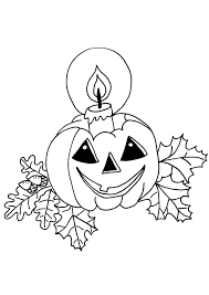Joue avec les couleurs pour la rendre encore plus effrayante. Coloriage Halloween Citrouille Bougie Sur Hugolescargot Com