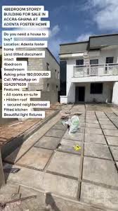 4BEDROOM STOREY BUILDING FOR SALE IN ACCRA-GHANA AT ADENTA FOSTER HOME...