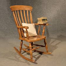 Antique Windsor Rocking Chair Large Beech Easy Antiques Atlas Rocking Chair Antique Rocking Chairs Antique Chairs