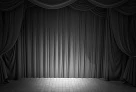 Birthday Banner Background Black And White Black Curtain Stage Backdrop For Events Dance Or Theater Hu0024 Black Curtains Stage Curtains Stage Backdrop