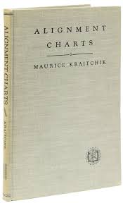 Alignment Charts Construction And Use By Maurice Kraitchik On James Cummins Bookseller