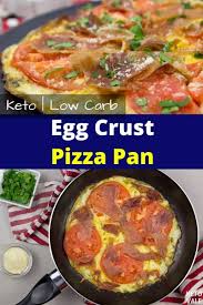 Super Easy Keto Egg Crust Pizza In A Pan Low Carb Recipe Ketovale Recipe In 2020 Recipes Healthy Low Carb Recipes Breakfast Pizza Recipe