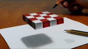Stlbase is a search engine for 3d printable models and stl files. 3d Trick Art On Paper Floating Chess Youtube