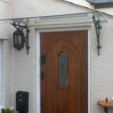 Glass Porch Canopy Ornate Style