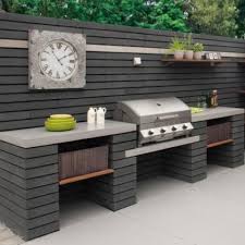 An outdoor bbq area is an outdoor kitchen or its mini version: 51 Cool Outdoor Barbeque Areas Digsdigs