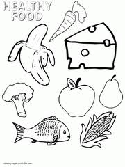 23,000+ vectors, stock photos & psd files. Healthy Food Coloring Pages Food Groups