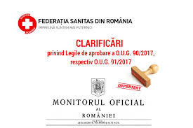 Check spelling or type a new query. ClarificÄri Privind Legile De Aprobare A O U G 90 2017 Respectiv O U G 91 2017 Ce Au Fost Publicate In Monitorul Oficial Federatia Sanitas Din Romania