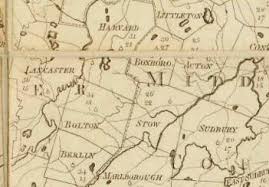 1833 Bolton Stow Marlboro Town Lines