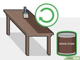 Drill holes of diameter 15mm at two places on each one of the wooden blocks in a way that the holes align with the earlier made 15mm holes on the table top plywood plank (see picture). How To Make A Table With Pictures Wikihow