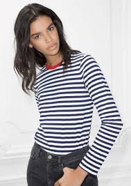 Black And White Striped Long Sleeve Tee Pinterest Tessadehaan27 Striped Long Sleeve Tee Striped Long Sleeve Tops