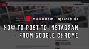 There is simply no button to click on to upload your photo and video to in today's post, we'll show you how to post on instagram on a computer. How To Post To Instagram With Chrome Using A Nifty Trick