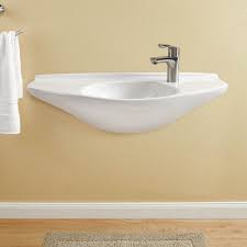 wall mounted bathroom sinks