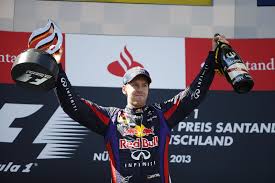 Sebastian vettel may have lined up on pole position for the first race of the year but he slipped to third at the chequered flag as his red bull rb9 asked too much of pirelli's super soft and medium tyre combination. Sebastian Vettel Wins His First Formula One German Grand Prix